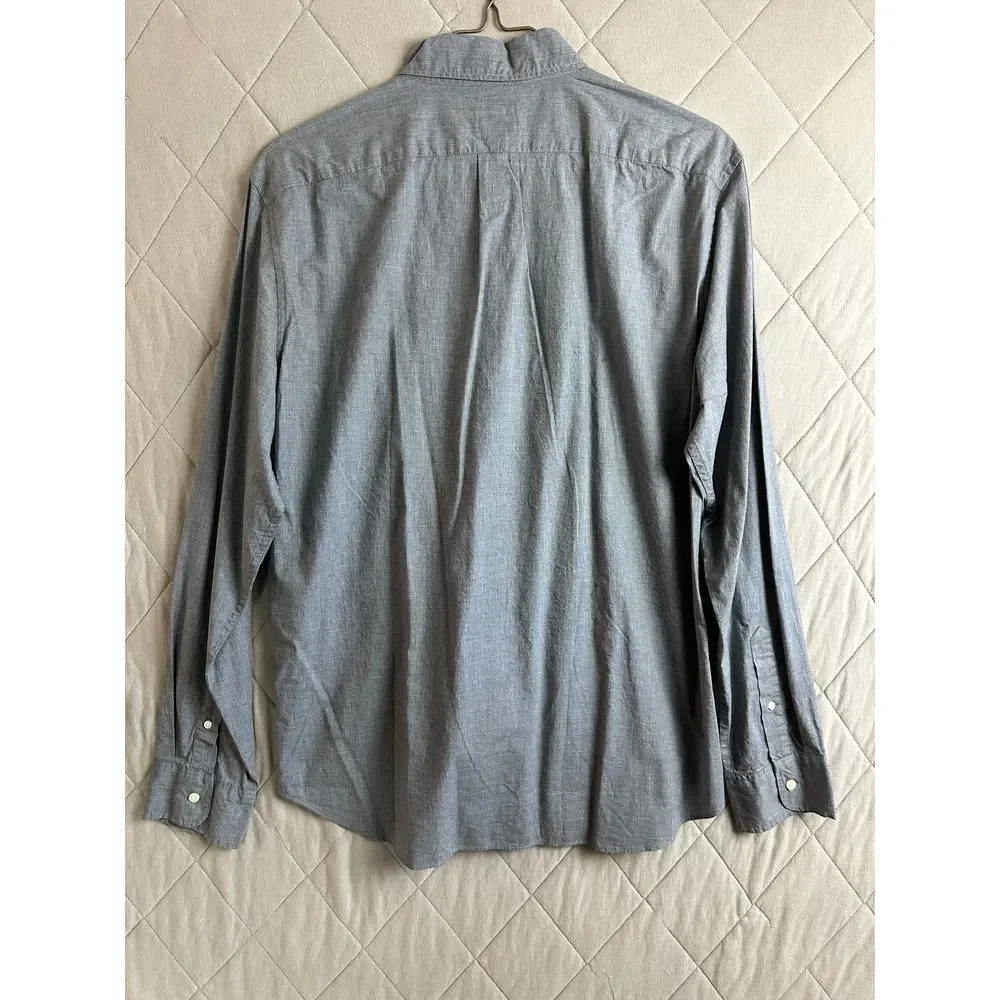 J.Crew Button Up Men's Large‎ Slim Fit Stretch NWT
